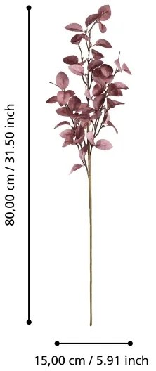 Eglo 428182 - Fiore artificiale TEPALING 80 cm rosa