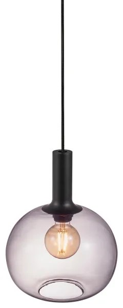 Nordlux - Lampadario a sospensione con filo ALTON 1xE27/60W/230V nero