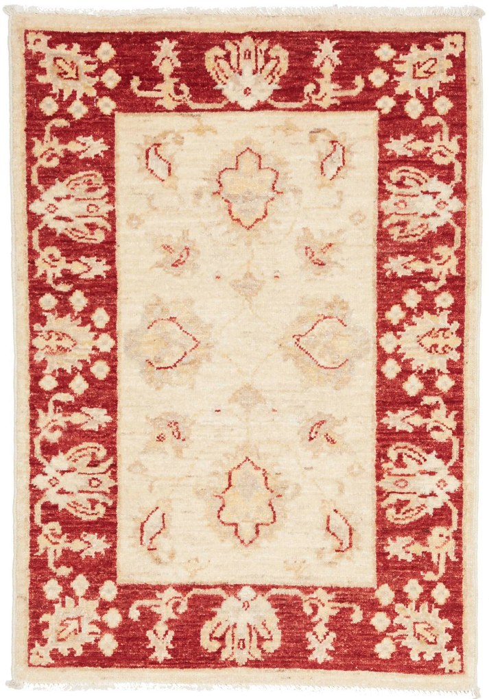 Ziegler Tappeto 90x60 Beige (Pakistan) Annodato A Mano