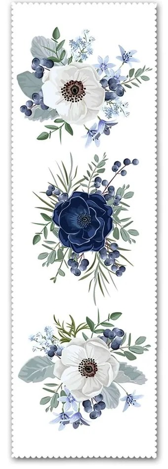 Runner 40x130 cm Blue Rose – Minimalist Cushion Covers