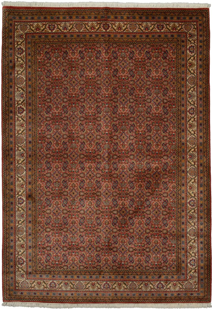 Bidjar Tappeto 240 x 170 Beige (Indian) Annodato A Mano