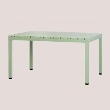 Tavolo da Giardino Rettangolare in Alluminio (140x100 cm) Marti - Sklum