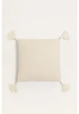 Cuscino quadrato (45X45 cm) Veiko Beige Crema - Sklum