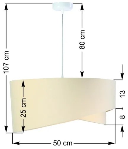 Lampadario su filo GALAXY 1xE27/60W/230V