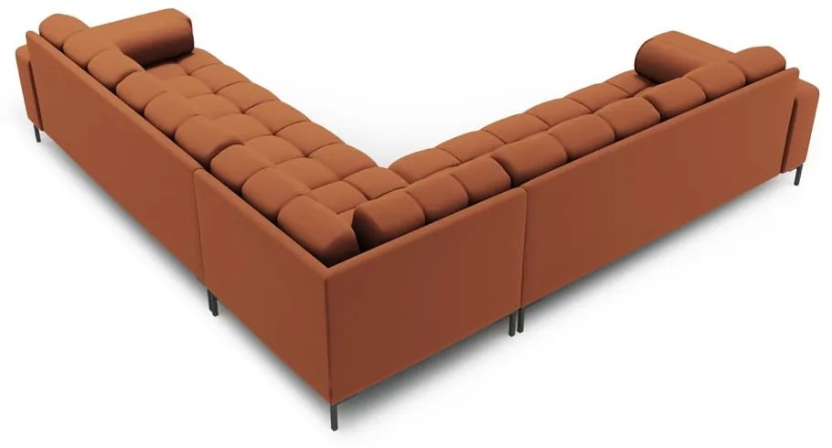 Divano angolare variabile in colore mattone Bali - Cosmopolitan Design