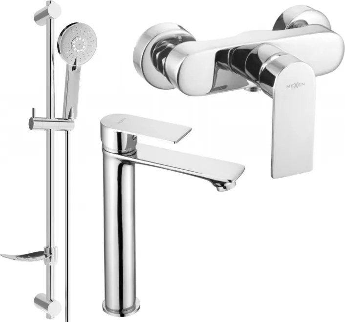 Mexen Royo DF40 set doccia, cromo - 72214DF40-00