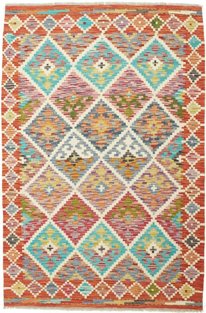 Kilim Tappeto 150x100 (Pakistan) Tessuto A Mano