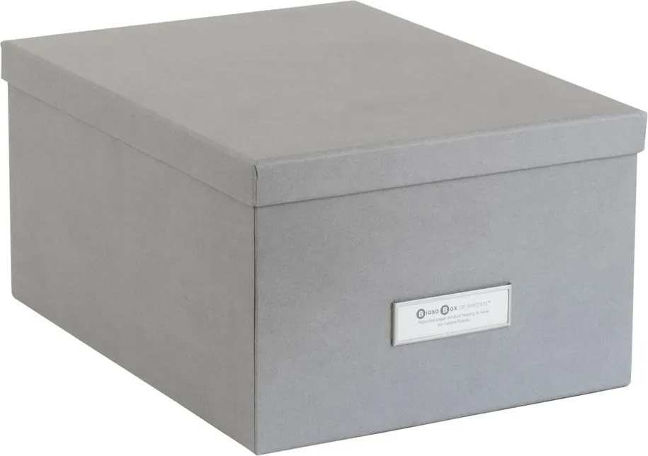 Set di 3 scatole portaoggetti grigie Inge - Bigso Box of Sweden