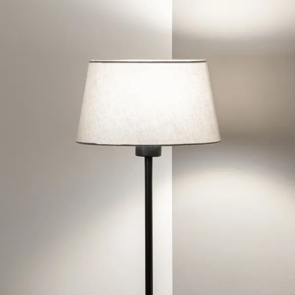 Brilagi - Lampada da terra LED CERIA 1xE27/40W/230V Ø 25 cm grigio/nero