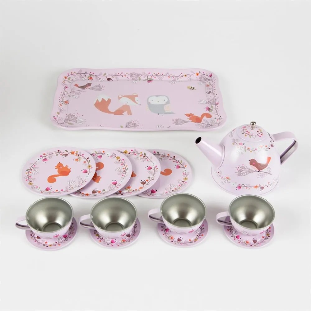 Set da gioco per bambini Woodland Friends Tea Set - Sass & Belle