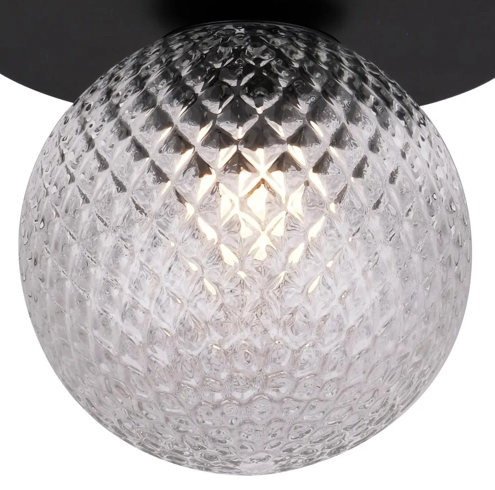 Lampada da soffitto nera , ø 14 cm Musa - SULION