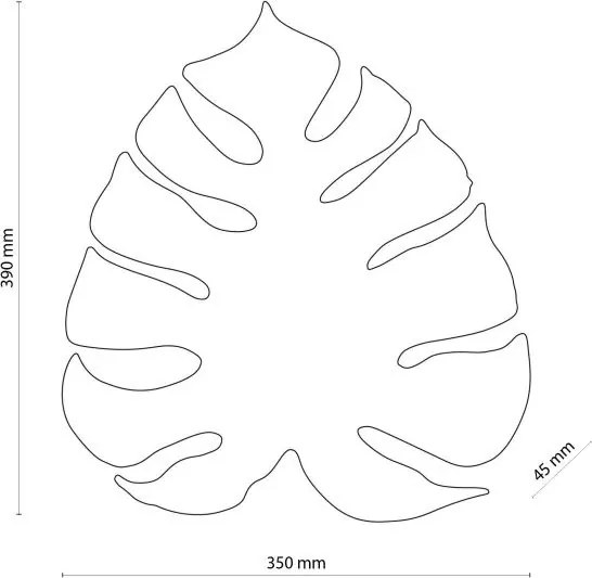 Applique MONSTERA 3xG9/8W/230V nera