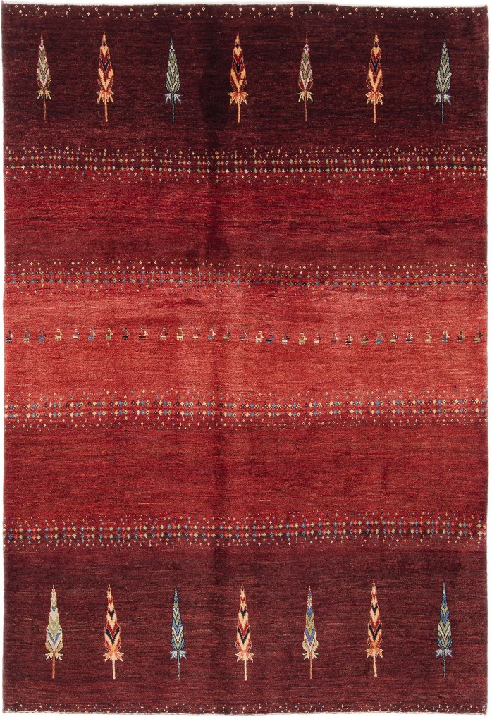 Gashguli Tappeto 300 x 210 Rosso (Iran) Annodato A Mano