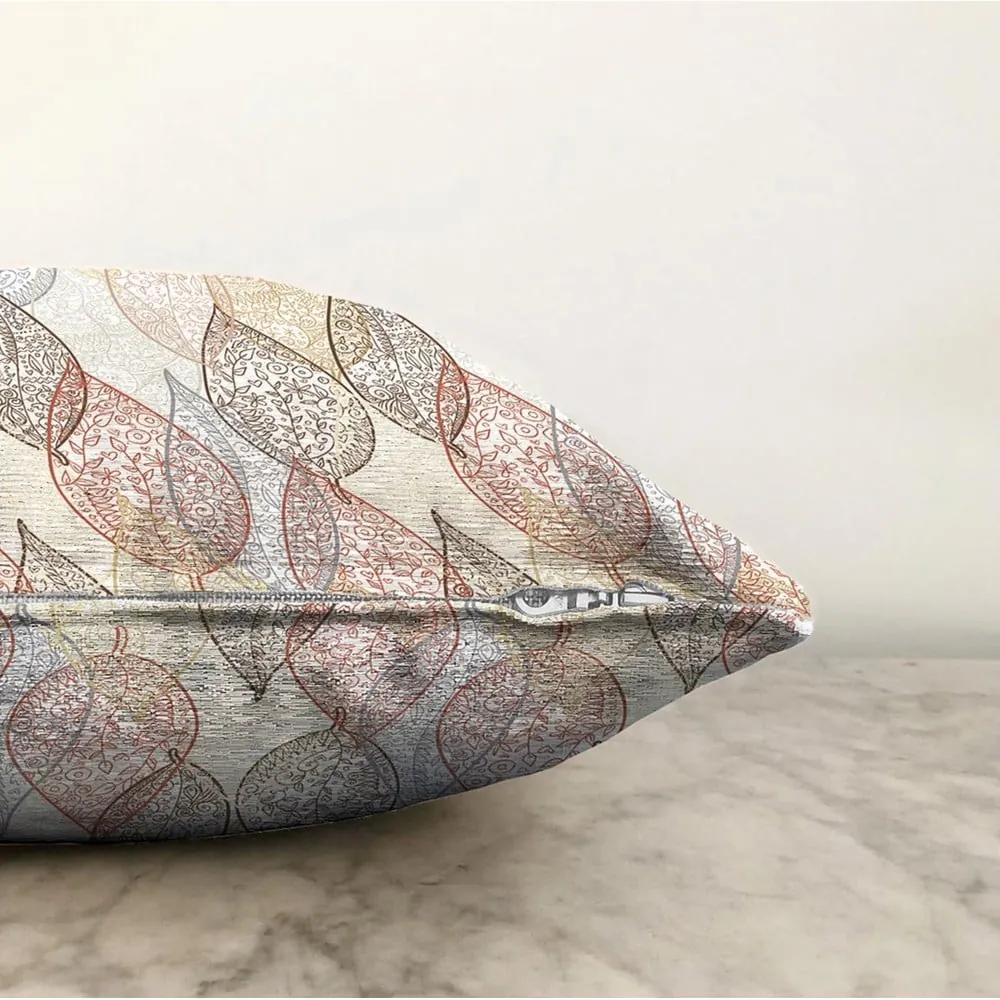 Federa in misto cotone Oriental Leaf, 55 x 55 cm - Minimalist Cushion Covers