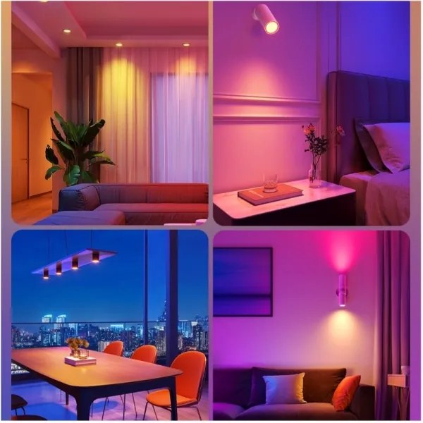 SET 2x LED RGBWW Lampadina dimmerabile E14/5W/230V 2700-6500K Wi-Fi - Govee