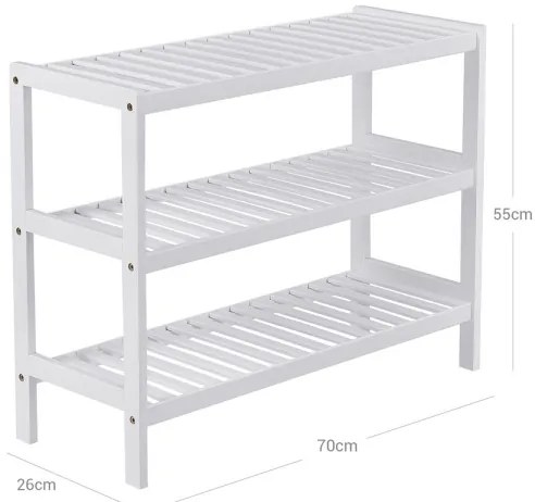 Scarpiera MATE bianca