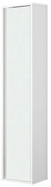 Colonna bagno sospesa Duble H. 150 cm bianco lucido con chiusura rallentata