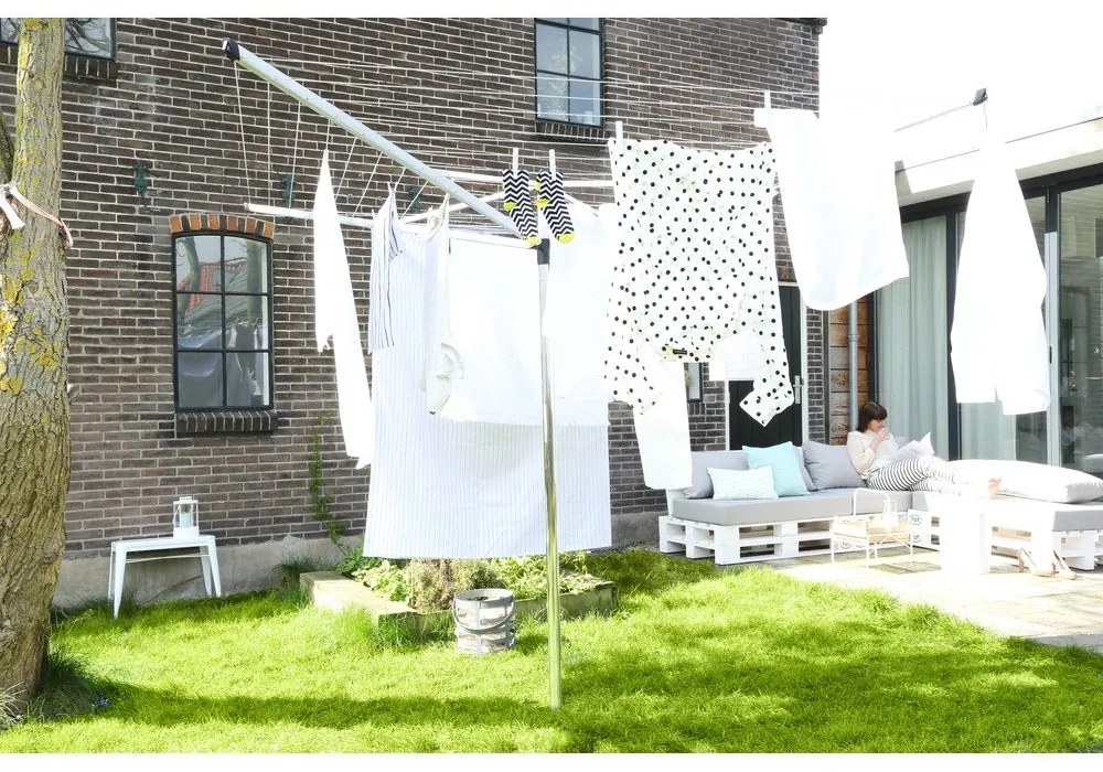 Stendino da giardino argentato 60 m Topspinner – Brabantia