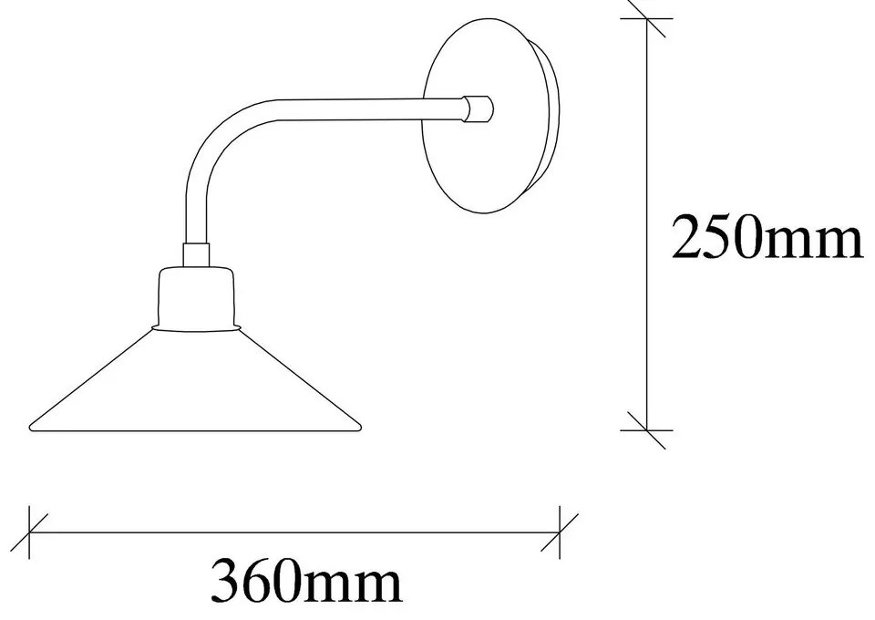 Lampada da parete color bronzo ø 24 cm Sivani - Opviq lights