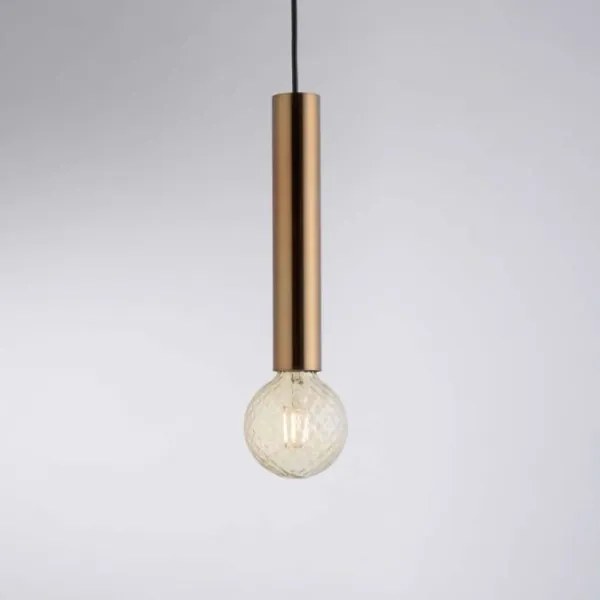 Leuchten Direkt 15617-60 - Lampadario a sospensione con filo BRUNA 1xE27/60W/230V ottone