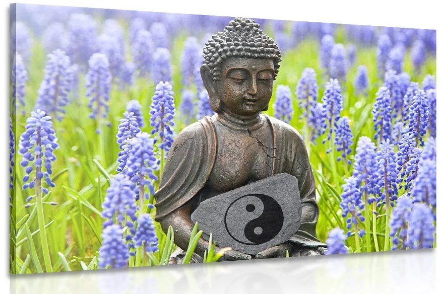 Stampa su tela – Buddha del Jin e Jang
