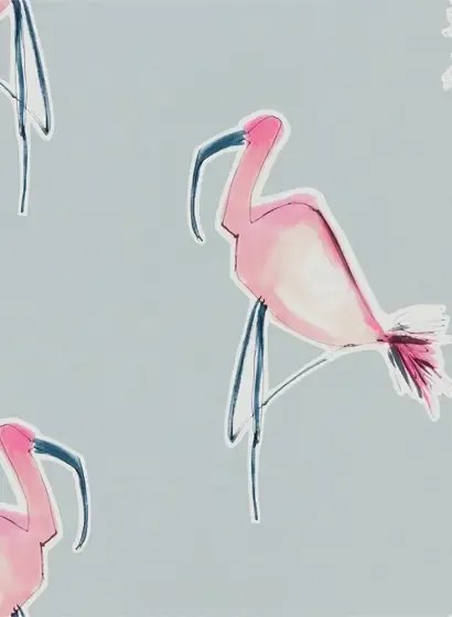 Flamingo Tapete Zanzibar von Scion - Bubblegum