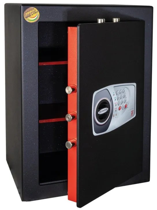 Cassaforte con codice elettronico TECHNOMAX NMT/8P da fissare L 43 x H 60 x P 40 cm