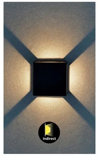 Rabalux 7318 - Applique LED da esterno LIPPA LED/6W/230V IP54 bianco