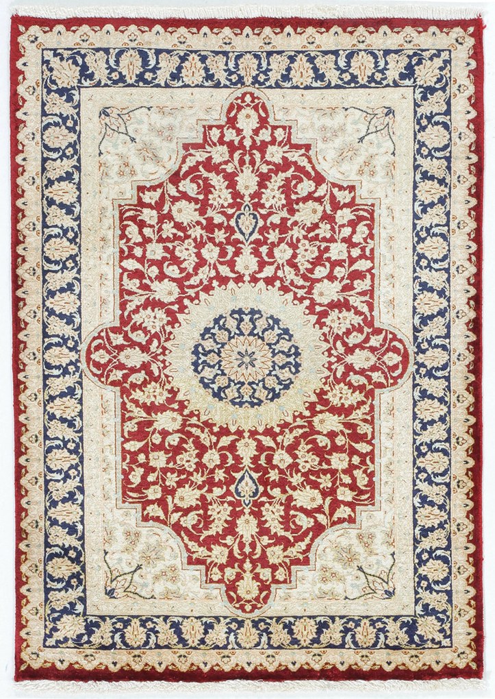 Ghom Tappeto 60 x 90 (Iran) Annodato A Mano
