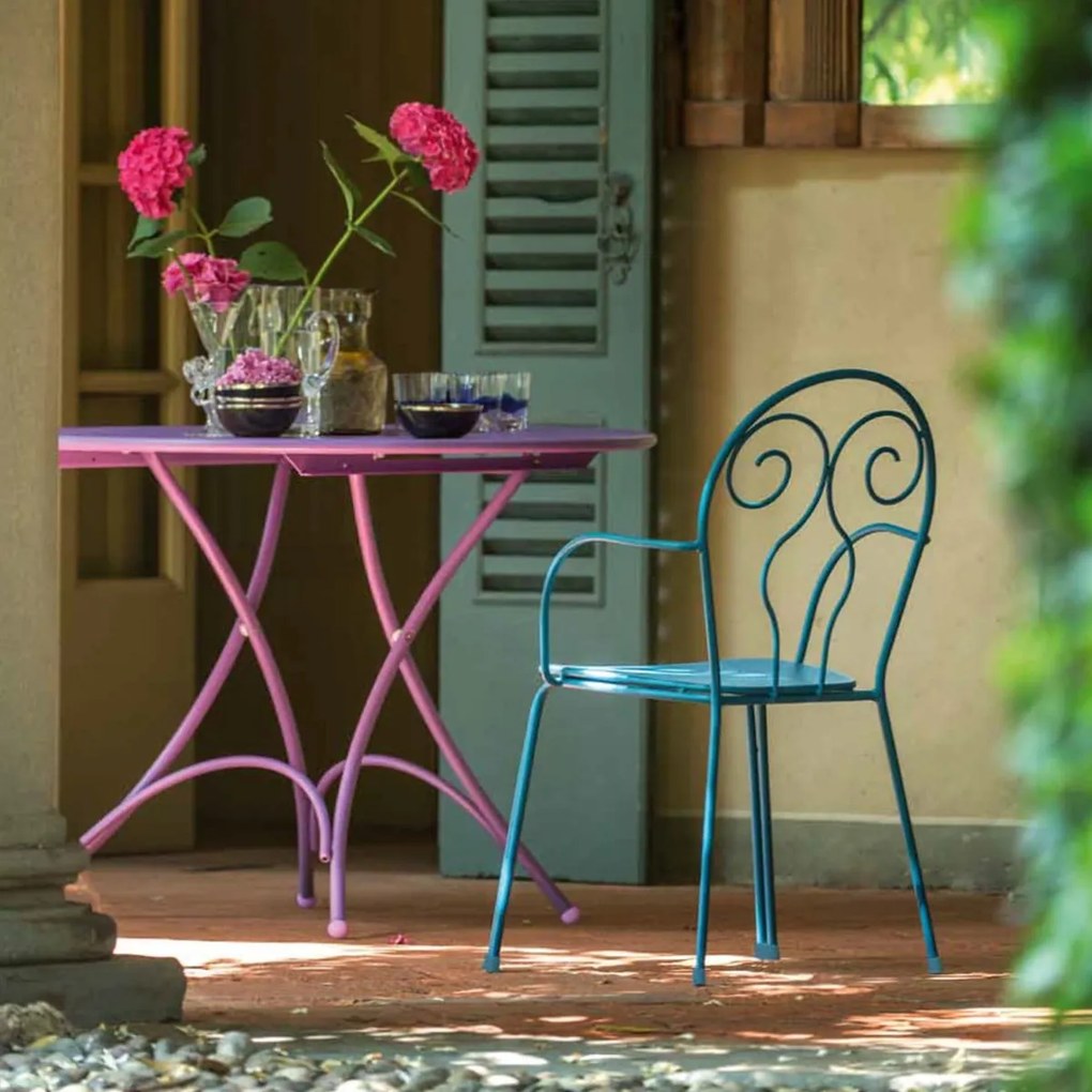 Emu dining set pigalle con braccioli