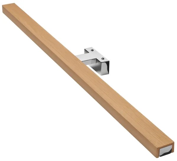 Brilagi-Illuminazione a LED per specchi da bagno WOODY MIRROR LED/15W/230V IP44 quercia/cromo