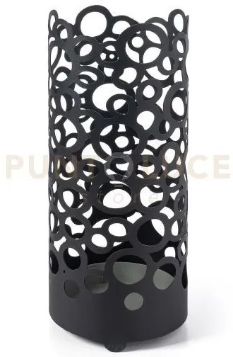 Portaombrelli gas nero in ferro  20x50h cm