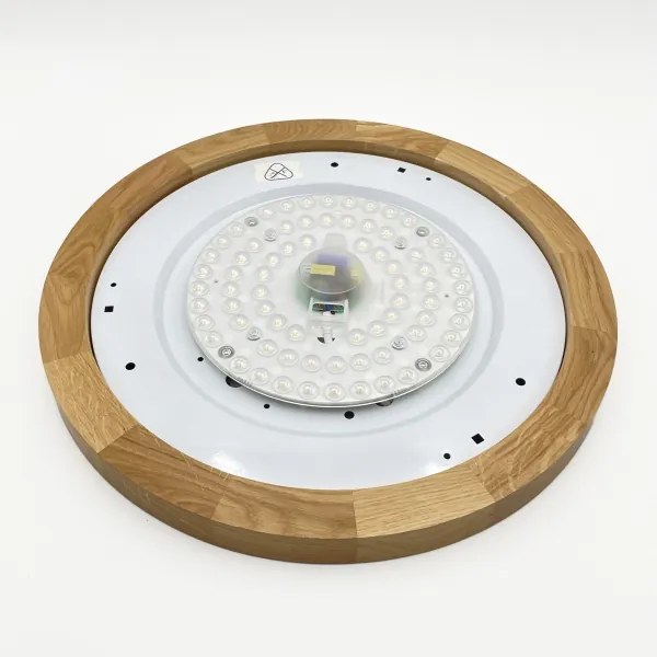 Brilagi - Plafoniera LED BELLADONNA LED/36W/230V Ø 40 cm crema/rovere