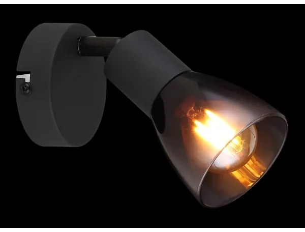 Globo 54312-1 - Faretto da parete SATELLA 1xE14/25W/230V nero