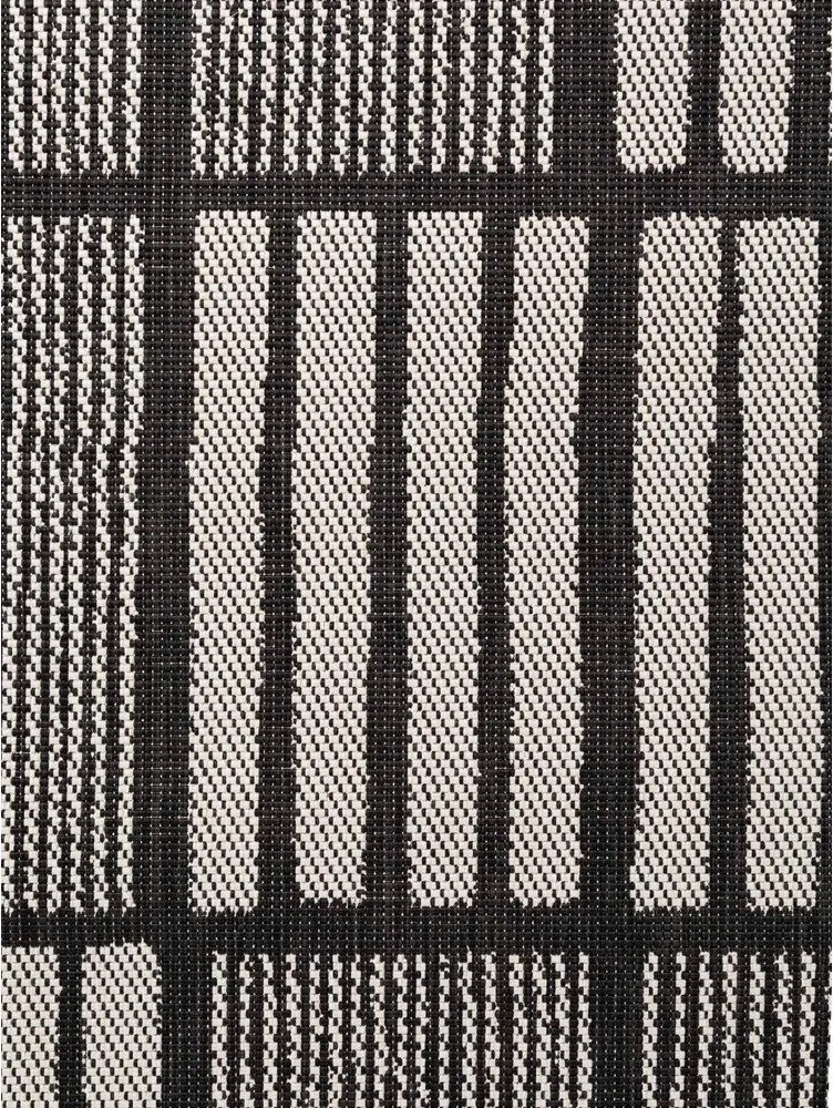 Tappeto da interno/esterno nero/color crema 160x230 cm Haringey Allington – Ted Baker