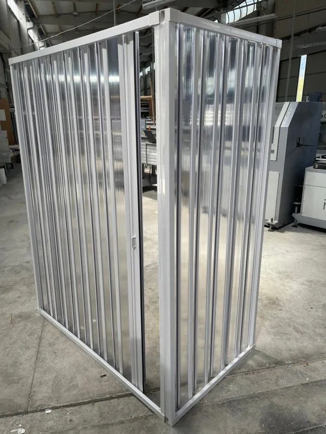 Box Doccia a soffietto in pvc 2 lati apertura angolare 1 fisso ed 1 scorrevole a soffietto 70 (fisso)x90 (apribile)