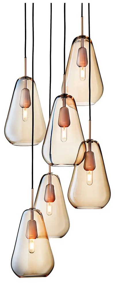 Nuura - Anoli 6 Lampadario Nordic Gold/Oro Nuura