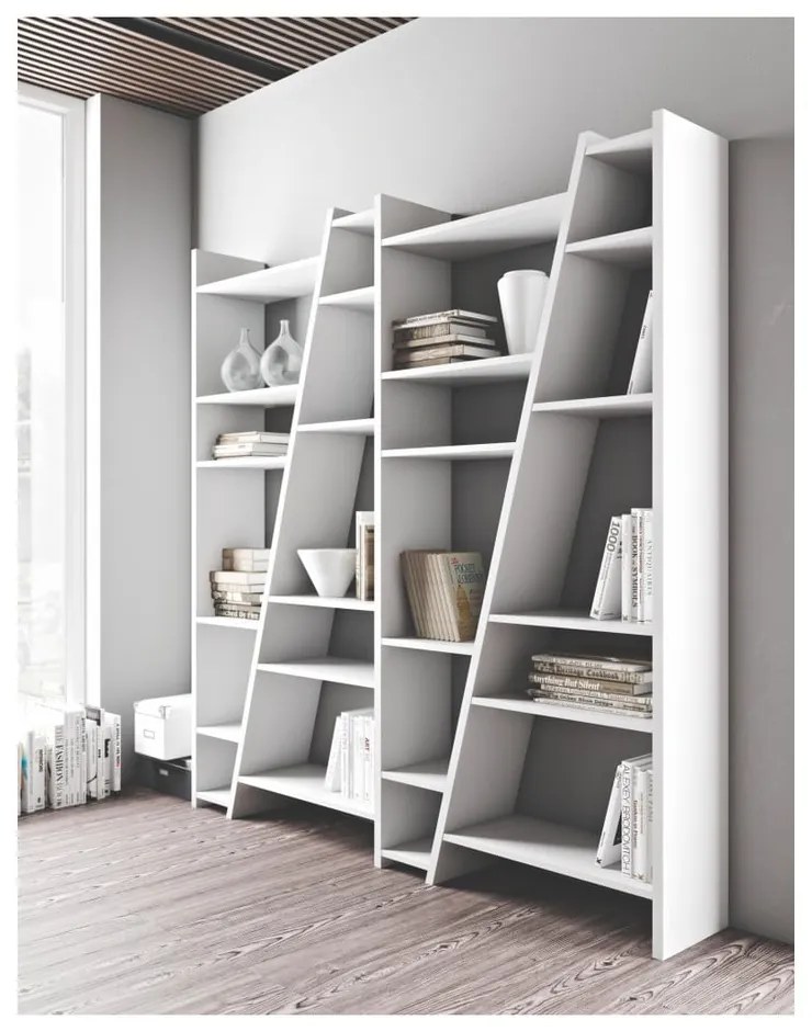 Libreria bianca 190x195 cm Delta - TemaHome