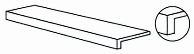 Piastrella da pavimento e rivestimento interno in gres naturale 32 x 120 cm smaltato beige opaco Heritage gradino traffico medio (pei 2/5) Sp. 4.5 mm 0.38 mq