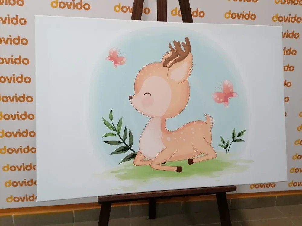 Stampa su tela – Cerbiatto adorabile