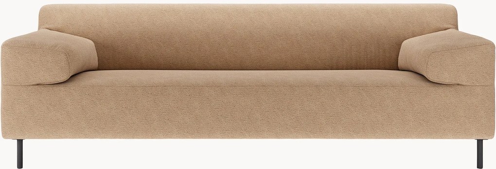 Divano 3 posti marrone-beige/nero freistil180, larg. 222 cm