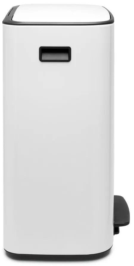 Bidone in acciaio bianco per raccolta differenziata 60 l Bo - Brabantia