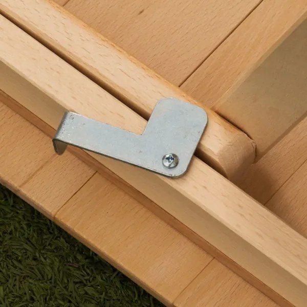 Tavolo in legno richiudibile pic nic LAURA 70x140 cm Naturale