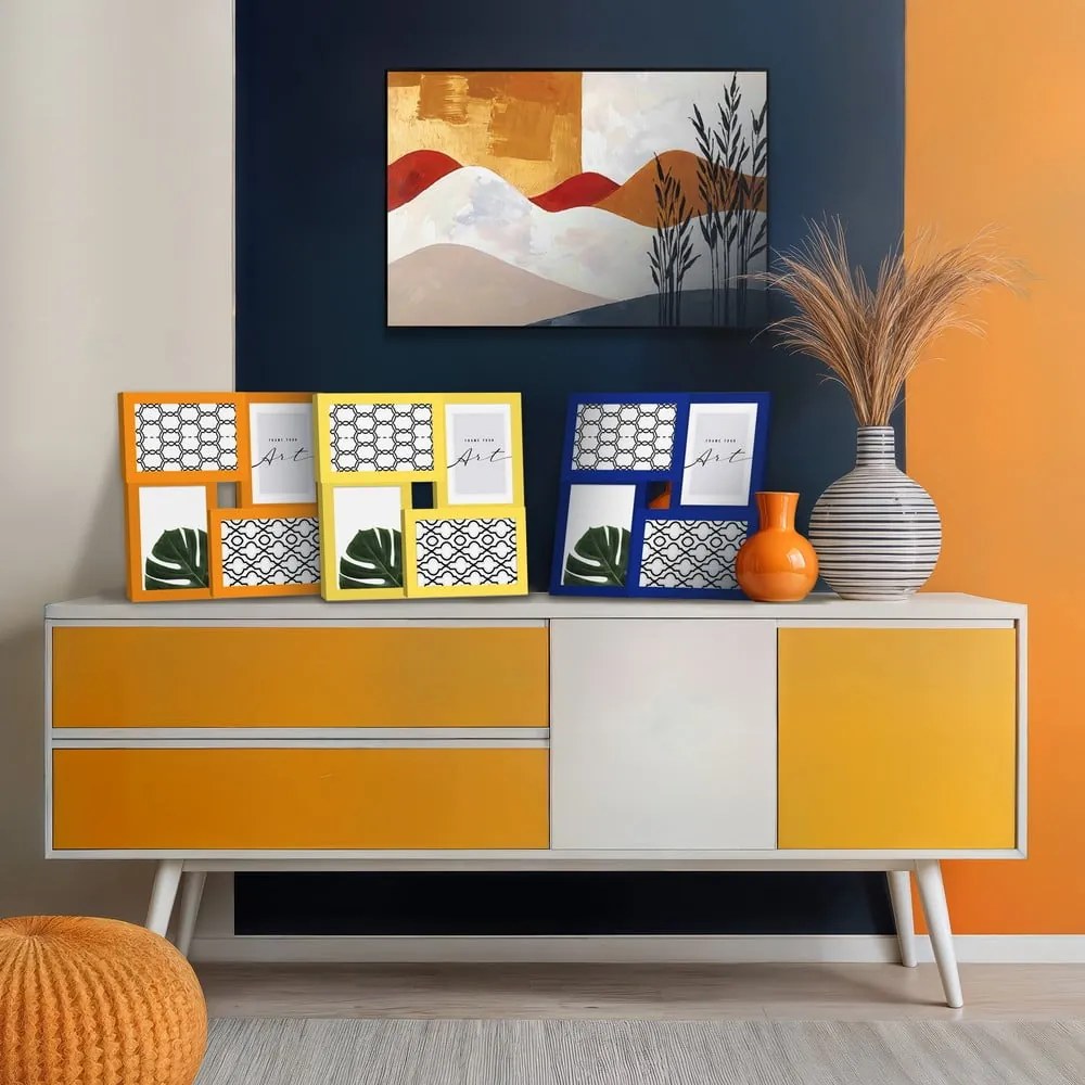 Cornice gialla da appendere 27x27 cm – knor