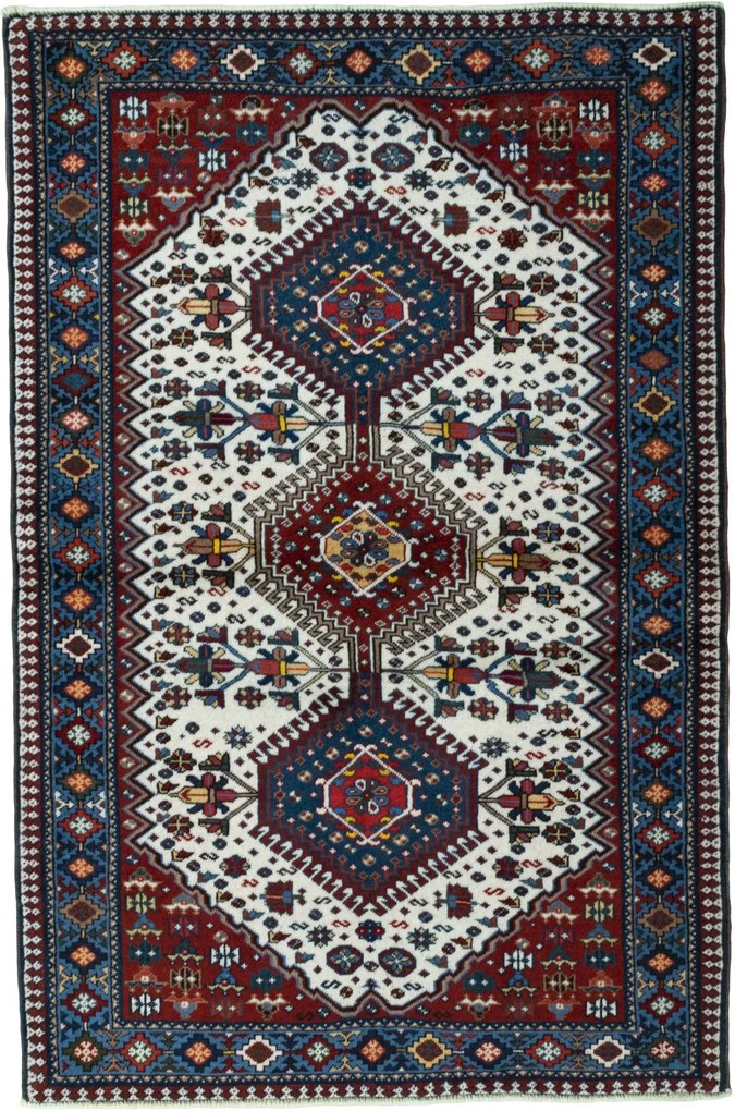 Yalameh Tappeto persiano 150x100 Beige (Iran) Annodato A Mano