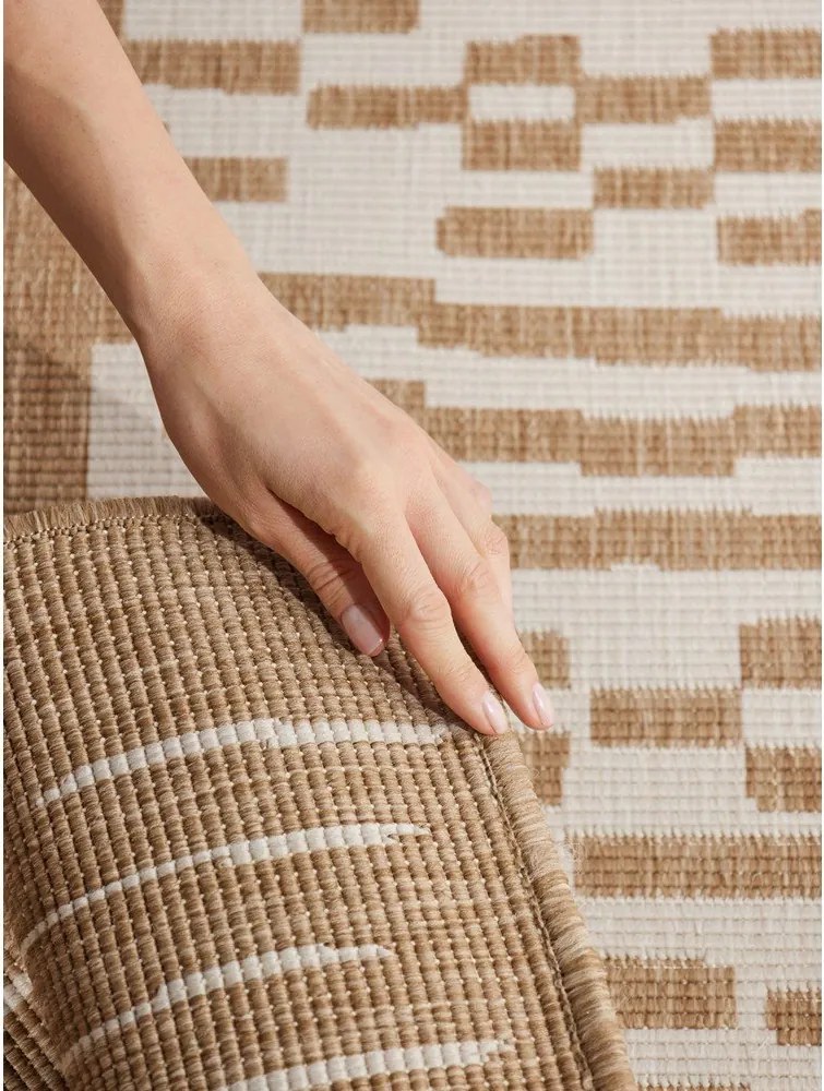 Tappeto da interno/esterno color crema/di colore naturale 200x300 cm Haringey Acacia – Ted Baker