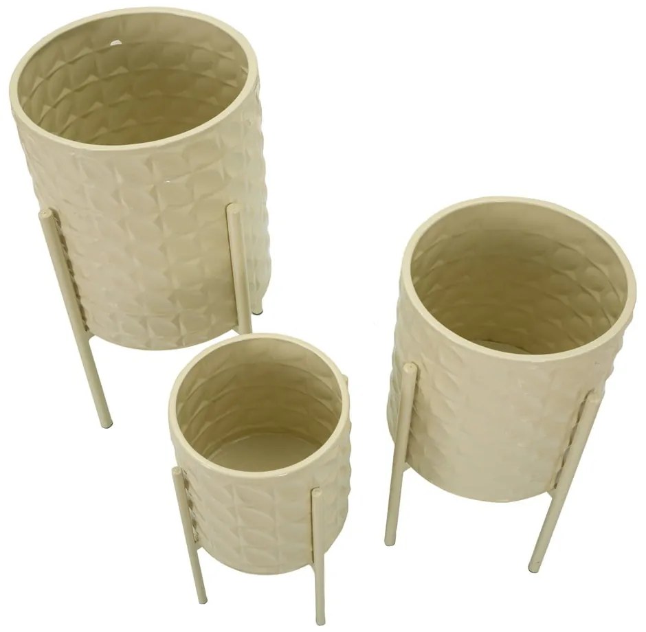 Set di coprivaso in metallo 3 pzø 36 cm Betsy - Mauro Ferretti