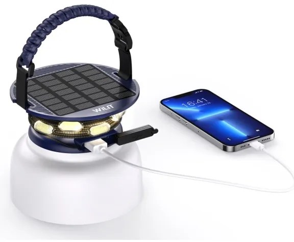 Immax 08493L - Lampada portatile a LED RGB ricaricabile a energia solare LED/10W/5V 3600 mAh IP65