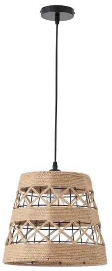 Lampadario a sospensione con filo 1xE27/15W/230V beige