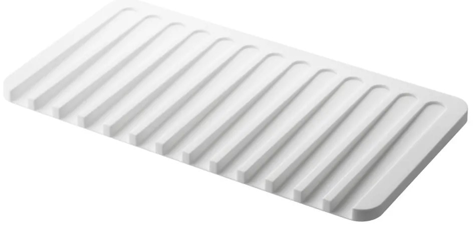 Vassoio di raccolta in silicone bianco Yamazaki Flow - YAMAZAKI